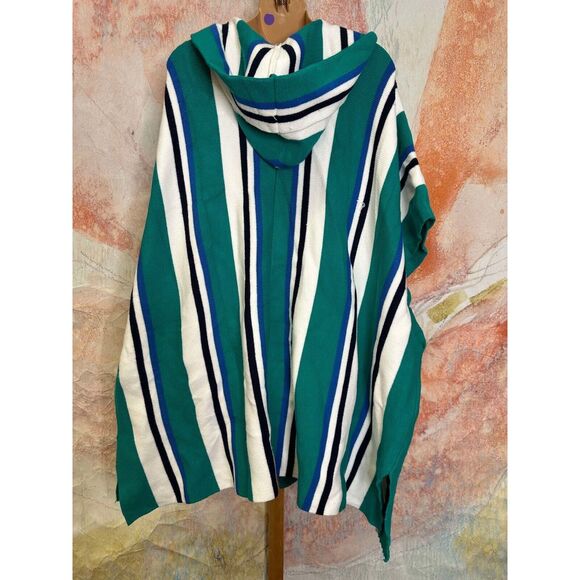 Free People All I Need Stripe Hooded Poncho - Picture 4 of 5